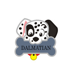 Dalmatian Animal Pet Dog Logo Concept