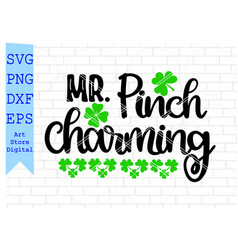 Mr Pinch Charming Svg St Patricks Day Png D