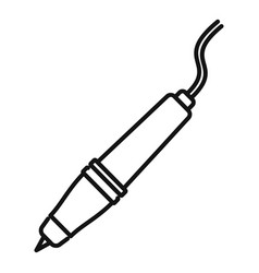 Tattoo Machine Pen Icon Outline Style