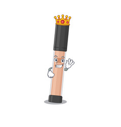 A Humble King Brightener Caricature Design