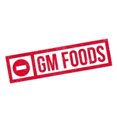 Gm Foods Rubber Stamp