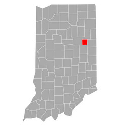 Map Blackford In Indiana