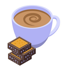 Hot Chocolate Icon Isometric Australian