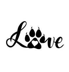 Love pet neon sign Royalty Free Vector Image - VectorStock