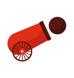 Red Circus Cannon