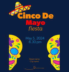 Cinco De Mayo Poster Or Flyer Design Template