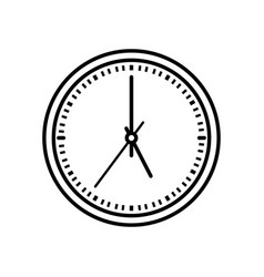 Clock With 5 Oclock Time Line Style