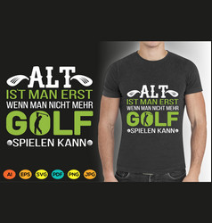 Golf T-shirt Design Graphic Alt