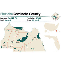 Map Seminole County In Florida