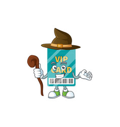 Sneaky And Tricky Witch Vip Pass Card Cartoon