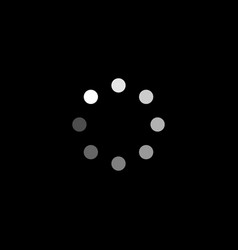 Loading Circle Black Icon