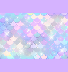 Mermaid Holographic Background With Scale