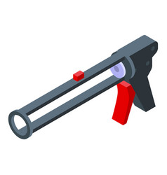 Silicone Caulk Tool Icon Isometric Style