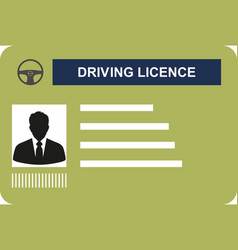 Drivers License Icon Driver Card