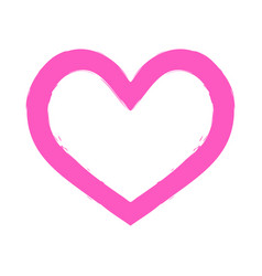 Pink Heart Icon Love Symbol