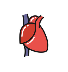 Human Heart Doodle Icon