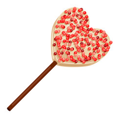 Lolipop Heart Food Item For Bars