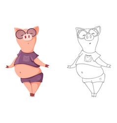 Pig Coloring Book