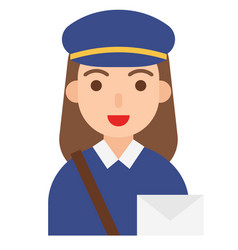 Postwoman Icon Profession And Job