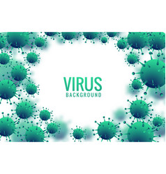 Viruses And Bacteria For Medical Background