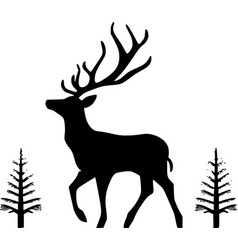 Reindeer - Minimalist And Simple Silhouette