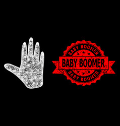 Textured Baby Boomer Stamp Seal And Bright