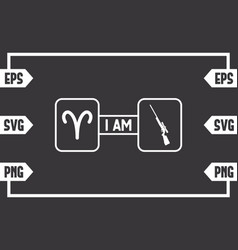 Aries Sign And Rifle