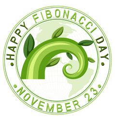 Fibonacci Day Poster Design