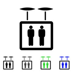 Airdrone Elevator Flat Icon