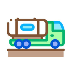 Juice Concentrate Delivering Truck Icon