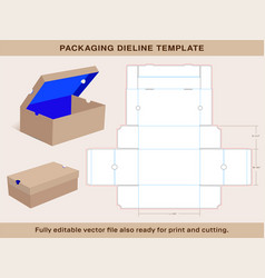 Sneaker Shoe Box Template Large Size 145x85x55