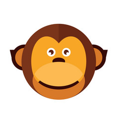 Head Of Funny Sly Monkey