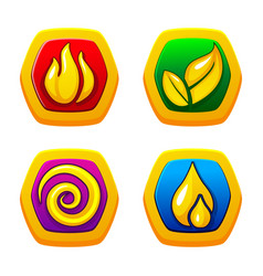 Four Elements Nature Fire Air Earth And Water