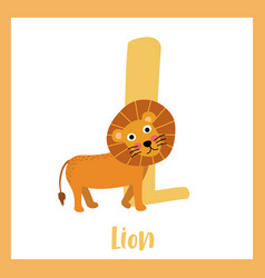 Letter L Vocabulary Lion