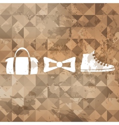 Triangle retro hipster background Royalty Free Vector Image
