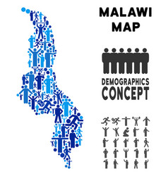 Demographics Malawi Map