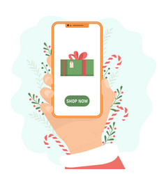 Christmas Online Shopping On Mobile Phone