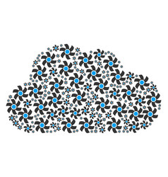 Cloud Shape Of Rotor Icons