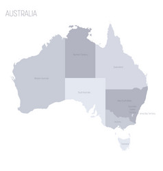 Australia Political Map Of Administrative