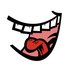 Big Happy Toothy Cartoon Smile Icon