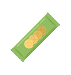 Candy Snack Bar Icon Flat Cereal Nut