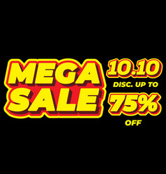 75 Percent Mega Sale 1010 Celebration Discount 3d