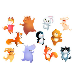 Cute Happy Dancing Jumping Animals For Kids