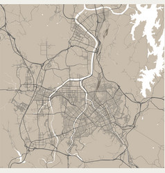 Daejeon Map City In South Korea Streetmap