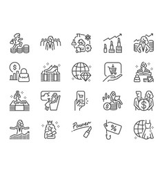 She Economy Icon Set