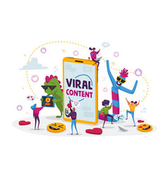 Viral Content Concept Tiny People Dance At Huge