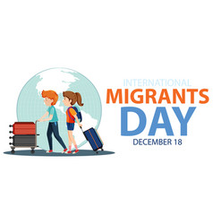 International Migrants Day Banner Design