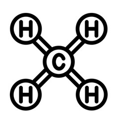 Methane Thick Line Icon For Personal