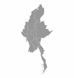 Myanmar Administrative Map