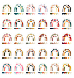 Rainbow Boho Color Palette Set